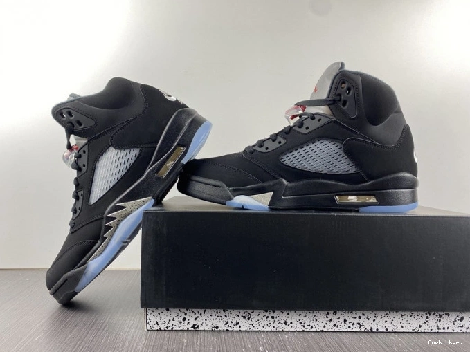 One Kick Retro 5 845035-003 Metallic Black Jordan (2016) 0721